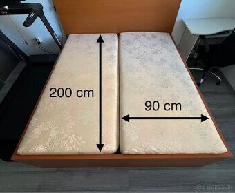 2 veľmi kvalitné matrace 200 x 90