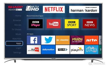 Smart tv 4K UHD SHARP 140cm