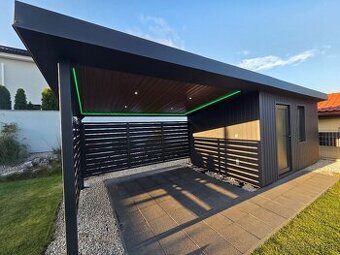 záhradný domček, altánok, kôlňa, garáž, modulové domy