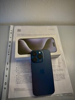Predám Apple iPhone 15 PRO 128GB, AKO NOVÝ, ZÁRUKA SK
