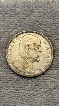 Stříbrná mince Československo – 10 Kčs 1928 (T. G. Masaryk,