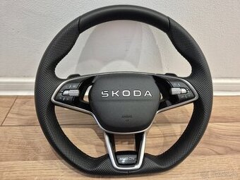 NOVÝ VOLANT ŠKODA VYHRIEVANÝ S PADLAMI A AIRBAGOM