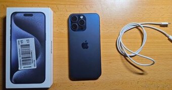 iPhone 15 Pro Max 256g Modrý Titán