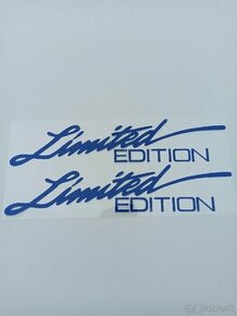 Nové modré nálepky Limited Edition