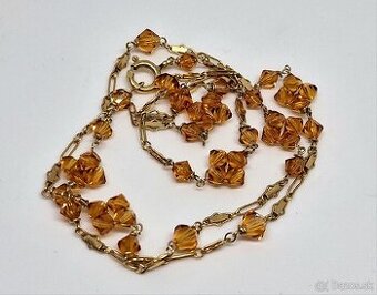 Pozlátená retiazka 14K, handmade