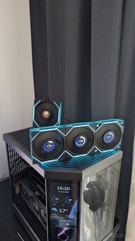 Lian Li Uni Fan TL LCD 3x120 a 140 kombo aj controller