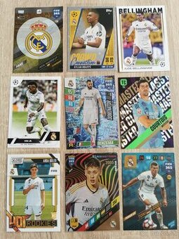 Real Madrid - futbalové kartičky