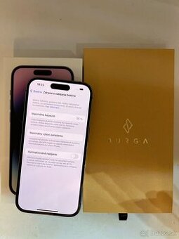 IPHONE 14 PRO DEEP PURPLE 256GB ZÁRUKA - VEĽMI PEKNÝ STAV
