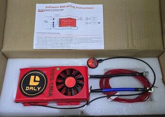 nová Daly BMS pre LiFepo4 16S 48V 150A + bluetooth