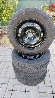 Predám zimné pneu.165/70r14 na plech.diskoch