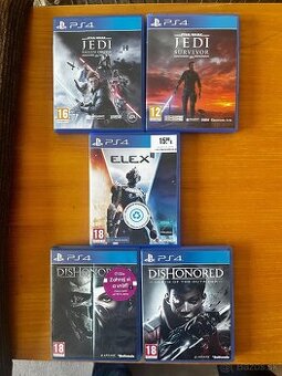 Predám hry na PS4 (Playstation 4)