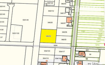 Pozemok Hrádok pri Piešťanoch1461m2 výstavba 2x rodinný dom