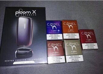 Ploom X advaced black vratane 5 krabičiek náplni nové