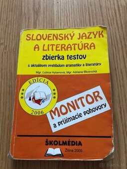 Slovenský jazyk a literatúra zbierka testov - monitor