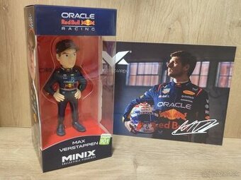 Max Verstappen - figurka MINIX + podpis karta - 1