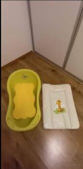 Detska vanička s penovou podložkou+preb.podložka