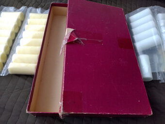 retro krabica na vianocne ozdoby - svetlá