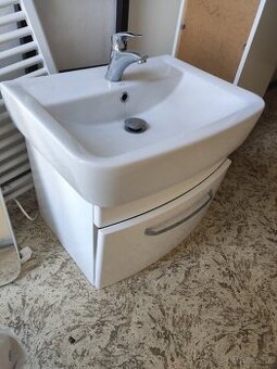 Cersanit Pure Zrkadlová skriňa + umývadlo s úložným priest.