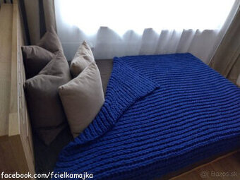 NOVA puffy deka 145/200 kralovska modra