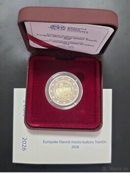 2 euro Trenčín Europske hlavné mesto kultúry