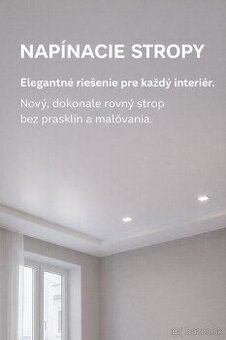 Napinane napinacie stropy