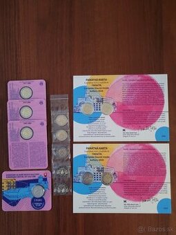 Coincard zberateľská karta minca 2€ Trenčín hl mesto kultúry