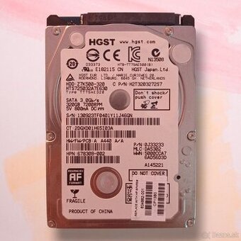 HGST – 320 GB HDD 2,5" SATA