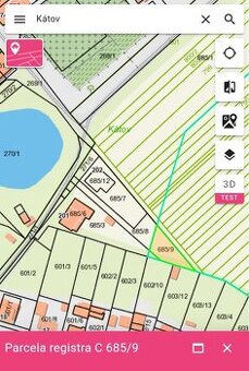 Investičný pozemok Kátov - 1