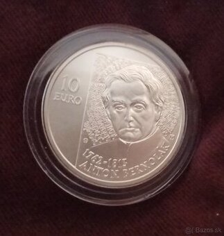 Strieborná minca Anton Bernolak