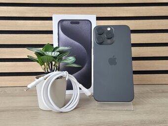 Apple iPhone 15 Pro Max 256GB Black | ZÁRUKA 24M