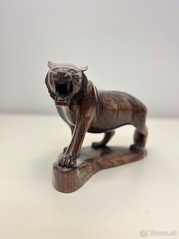 Drevený Tiger 22x17x8cm