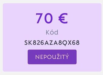 70 eur zľava Dajana Rodriguez