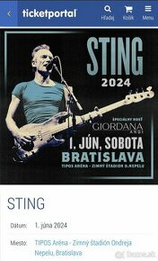 Sting koncert v BA