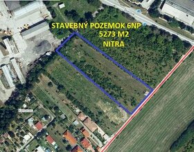 Predaj - SP 5273 m2 na Poľnej ulici,  Nitra - Mlynárce