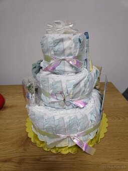 Plienková torta 3 poschodia