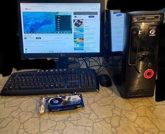 Predám kancelárski pc z win 11 amd 2 jadro 4 gb ram 80 gb hd