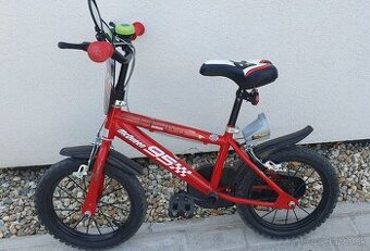 DINO Bikes Cars - Detský bicykel 14"