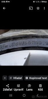 DISKY ORIGINÁL BMW X6 R19 255/50 5X120 RONAL