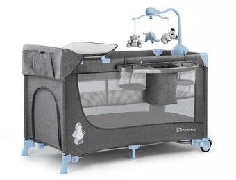 Kinderkraft joy blue cestovná postielka