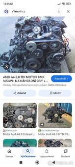Motor BMK 165kw phaeton Audi