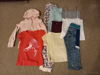 Dievčenské oblečenie veľ. 128 - BALÍK 9 ks