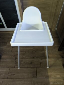 Detská jedálenská stolička Ikea