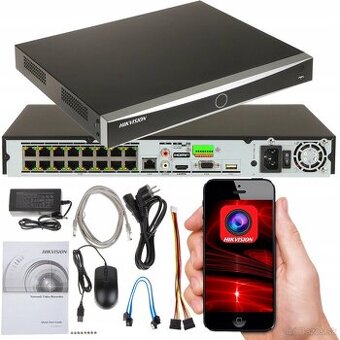 Hikvision DS-7616NXI-K2/16P – 16-kanálový POE záznamník