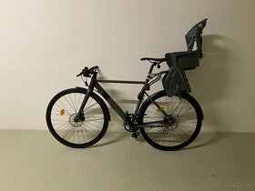 Mestský bicykel Elops speed 900 sivý, veľkosť M (160-180cm)
