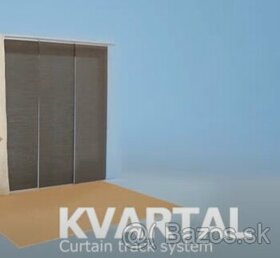 Trojitá garníža kolajnica na panelové závesy IKEA Kvartal - 1