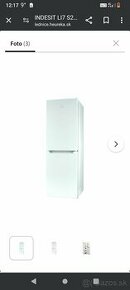 Predám chladničku s mrazničkou Zn Indesit - 1
