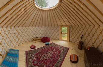Jurta průměr 4,5m /16m2- celoroční skvělé bydlení