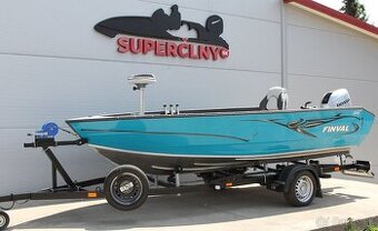 Čln Finval 475 Evo Tiller + Honda BF60 Handle Kit + príves