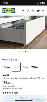 Malm zásuvka pod postel Malm úložný priestor pod postel