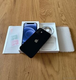 iPhone 12 Mini 64 gb Black - komplet príslušenstvo, záruka